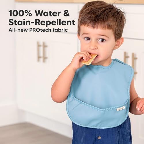 KeaBabies 3-Pack Waterproof Baby Bibs - Image 2