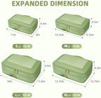 BAGAIL 4 Set/6 Set/8 Set Compression Packing Cubes Travel Accessories - Image 2