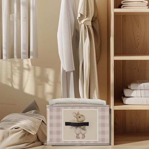 Bunny Nursery Storage Bins Basket, Toybox - Image 3