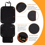 SMART ELF Car Seat Protector, Thickest Padding and Non-Slip Backing 1Pack - Image 4