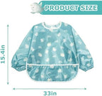 Little Dimsum Long Sleeve Bib for Baby Infant Toddler 6-36 Months - Image 6
