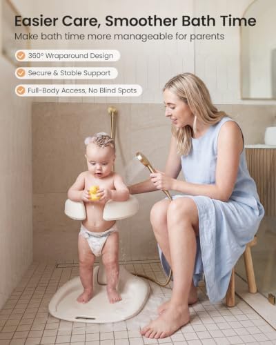 GROWNSY Baby Bath Stand & Foldable Shower Stand - Image 2