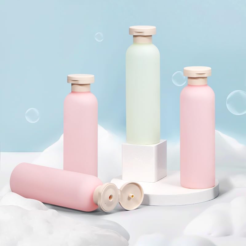 ASEVAT 6.7 oz Plastic Shampoo and Conditioner Squeeze Bottles, Plastic Leak - Image 4