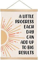 You found a duck Motivational Wall Art-A Little Progress Each Day Inspirational by You+found+a+duck