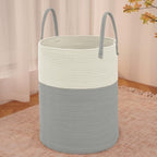 JMvicyroam 100L Cotton Rope Laundry Basket Hamper by JMvicyroam