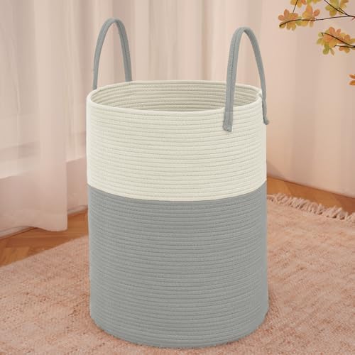 JMvicyroam 80L Cotton Rope Laundry Basket Hamper by JMvicyroam