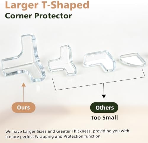 Corner Protector Baby, Large Table Corner Protectors Guards, 8 Pack - Image 2