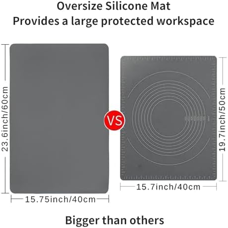 Extra Large Silicone Table Mat, Genuine Food-Grade Silicone Mat - Image 6