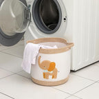 Baby Toy Basket Blanket Baskets Laundry Hamper Cute Elephant Nursery - Image 5
