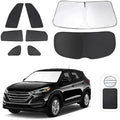 TINGLU Window Shades for Hyundai Tucson 2016-2021 Accessories Car Side Full by TINGLU