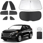 TINGLU Window Shades for Hyundai Tucson 2016-2021 Accessories Car Side Full by TINGLU