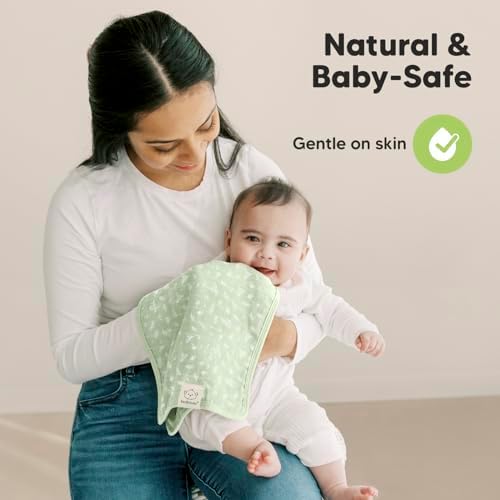 KeaBabies Cotton Muslin Burp Cloths Baby Boy - Image 5