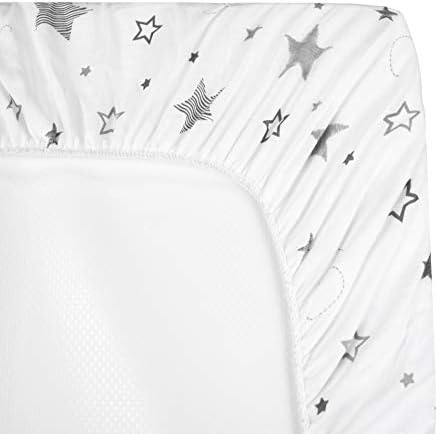 American Baby Company 100% Natural Cotton Fitted Cradle/Bassinet Sheet 36" x 18" - Image 5