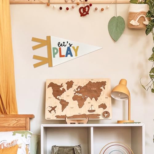 Kids Nursery Toddler Room Wall Decor Playroom Pennant Banner Flags - Image 4