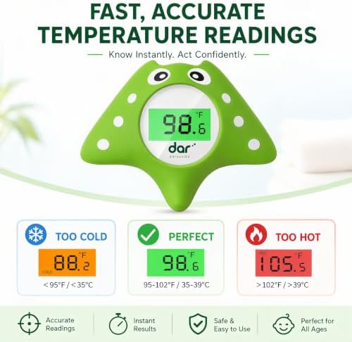 Baby Bath Thermometer for Infant & Toddler, Floating Digital Water Thermometer - Image 2