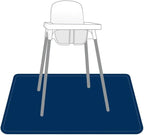 BapronBaby Minimalist Navy Waterproof Splash Mat Catch All Floor Cover - Image 3