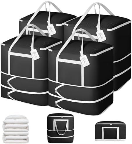 Comforter Storage Bag - 120L Bedding Storage Bags by EasortmPackingCubes