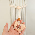 2 Pack Wooden Curtain Tiebacks - Image 4