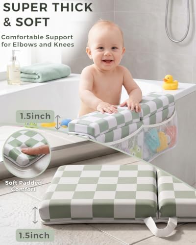 Bath Kneeler and Elbow Rest Pad Set, 1.5'' Kneeling Pad - Image 4