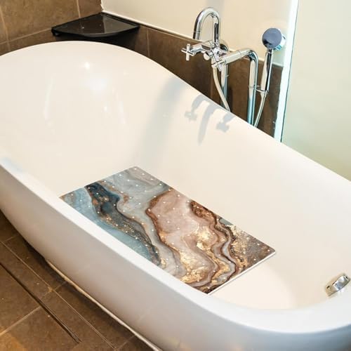 Bath Tub Shower Mat, Washable Bathtub Floor Mats, Suction Cups and Drain Holes - Image 5