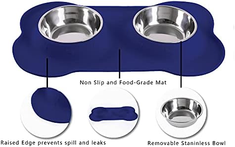Hubulk Pet Dog Bowls 2 Stainless Steel Dog Bowl - Image 3