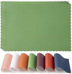 Fit Meal Prep 100 Pack Disposable Paper Placemats, 14 x 10 Inch Green by FMPBRANDS