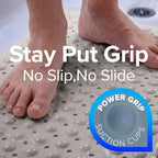 SlipX Solutions 39x16 Extra Long Non Slip Bath Mat, Tub & Shower - Image 2
