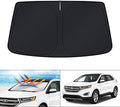 KUST Windshield Sun Shade for 2015-2024 Ford Edge SUV Accessories Custom Fit by KUST