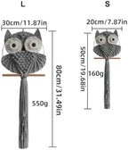 Achart Owl Macrame Wall Hanging-Hand Woven Boho Tapestry-Macrame Wall Decor - Image 2