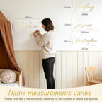 Boao Personalized Name Letter Wall Decal, Full Name, Extra Large - Image 3