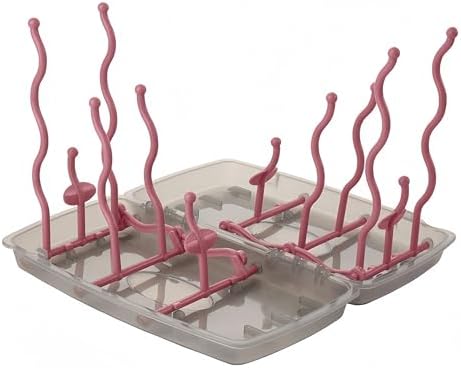 Collapsible Baby Bottle Drying Rack, Bottle Dryer Holder by Minchsrin