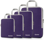 Gonex Compression Packing Cubes, 4-Piece Expandable Travel Organizers by Gonex