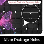 Non Slip Shower Mat Bathtub Mat 15.1x26.8 Inch, Quick Dry Bath Mat - Image 2