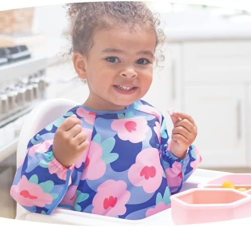 Tiny Twinkle Mess Proof Baby Bib, Cute Full Sleeve Bib Outfit, Waterproof Bibs - Image 2