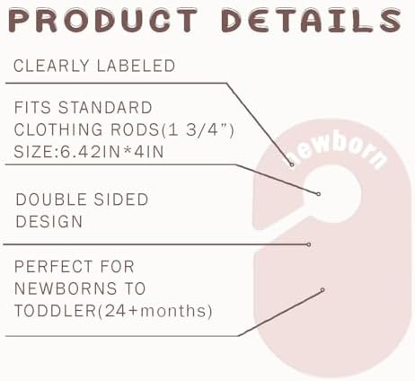 8 Pack Baby Closet Dividers – Pure Green Nursery Organizer - Image 2