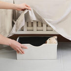 Crib Skirt Dust Ruffle, 100% Egyptian Cotton 400 Thread Count Soft Breathable - Image 6