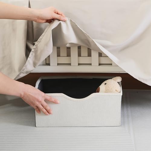 Crib Skirt Dust Ruffle, 100% Egyptian Cotton 400 Thread Count Soft Breathable - Image 6