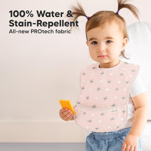 KeaBabies 3-Pack Waterproof Baby Bibs - Image 2