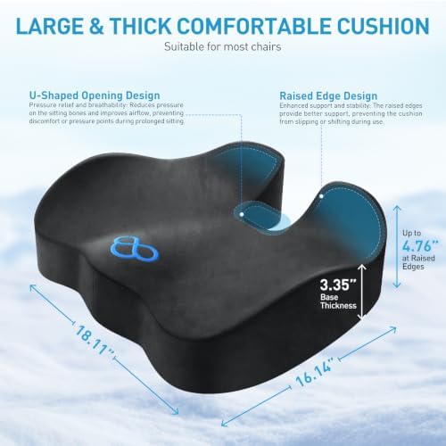 BlissTrends Memory Foam Seat Cushion - Image 2
