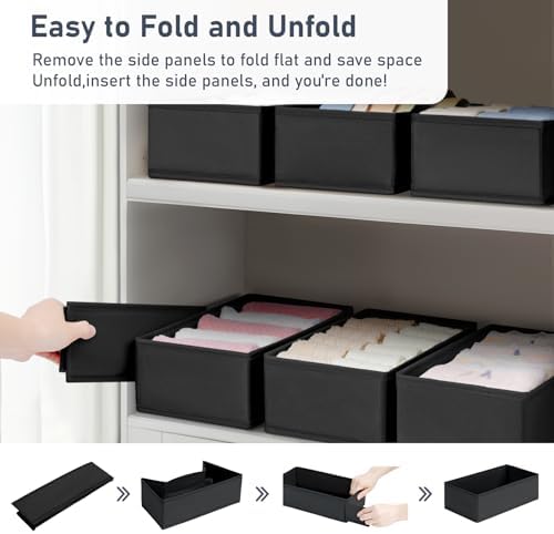 DIMJ Drawer Organizer Clothes - Image 6