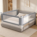 3-Piece Twin Size Bed Rail for Toddlers by Novalithic