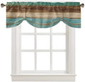 Farmhouse Blackout Tie Up Valance Curtains by VandarllinHomeKitchenDecor