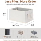 StorageWorks Storage Baskets for Shelves, Fabric Storage Bins, Closet - Image 3