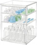 Baby Bottle Organizer, 3 Tiers Acrylic Bottle Storage Organizer Container by RISICULIS