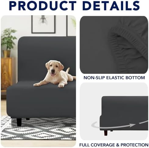 PureFit Waterproof Futon Couch Cover Slipcovers - Image 4