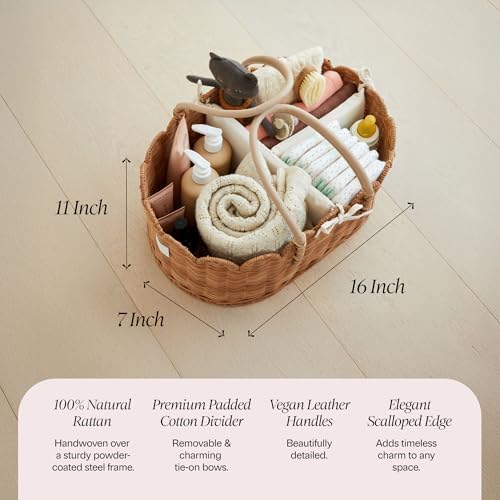 BEBE BASK Premium Baby Diaper Caddy Organizer - Image 4