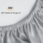 david's kids Waterproof Mini Crib Sheets, 2 Pack Ultra Soft Breathable Mini - Image 4