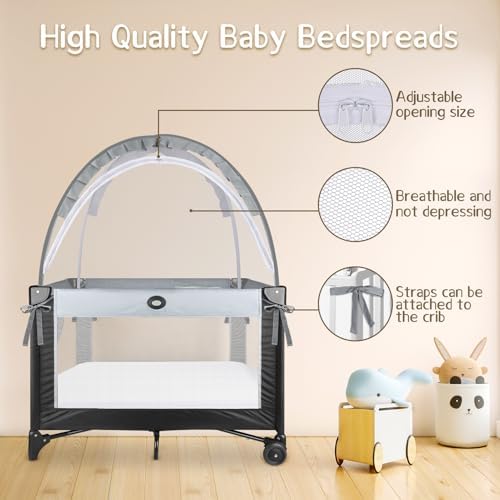 Crib Tent to Keep Baby from Climbing Out - Image 3