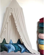 Bed Canopy with Frills Reading Nook Game Tent - Image 3