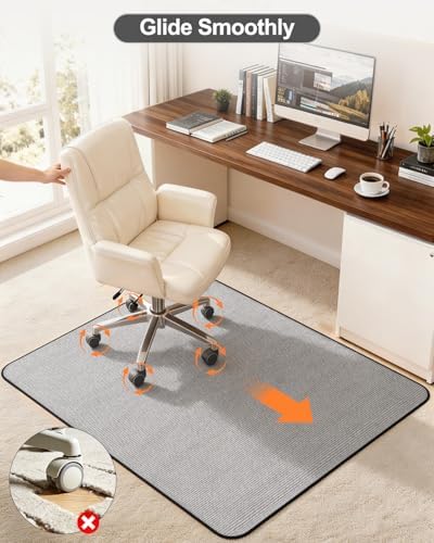 Blvornl Corduroy Office Chair Mat - Image 5